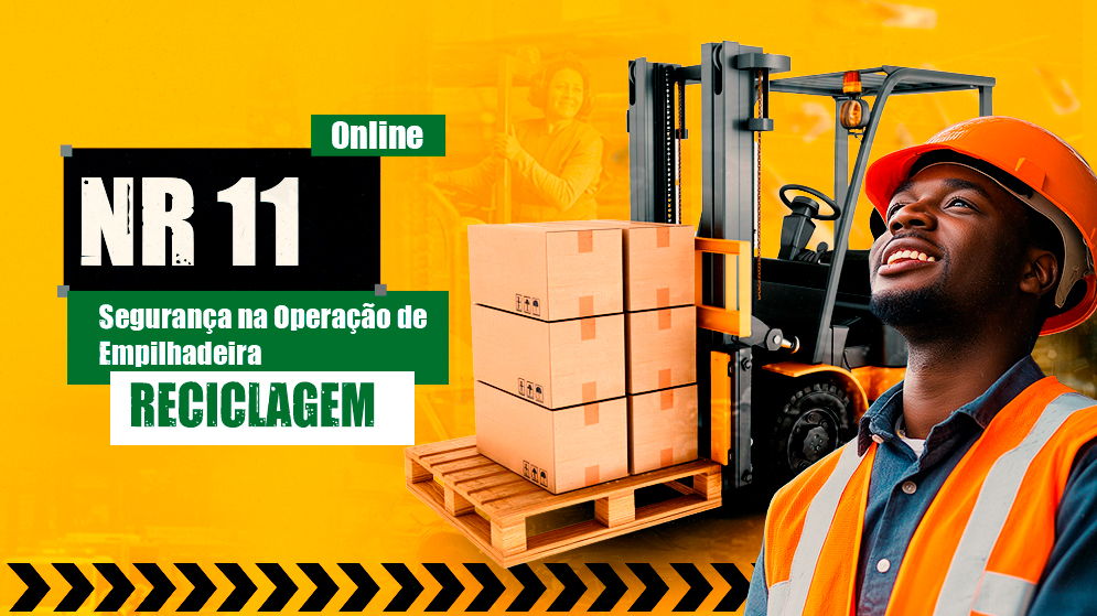 NR 11 — Segurança na Operação de Empilhadeira - 8 Horas (Reciclagem)