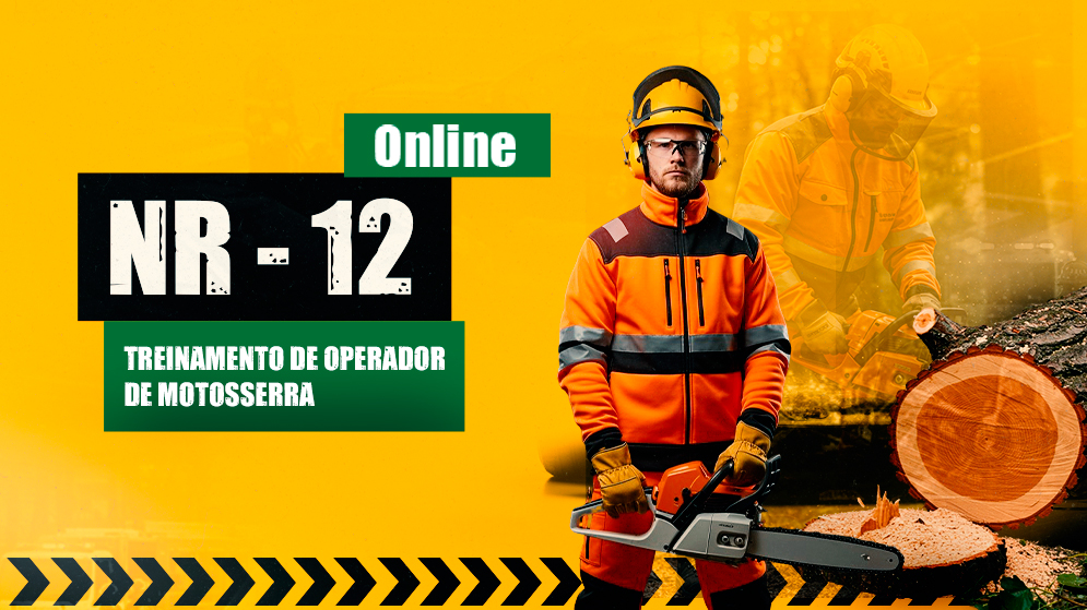 NR 12 — Treinamento de Operador de Motosserra